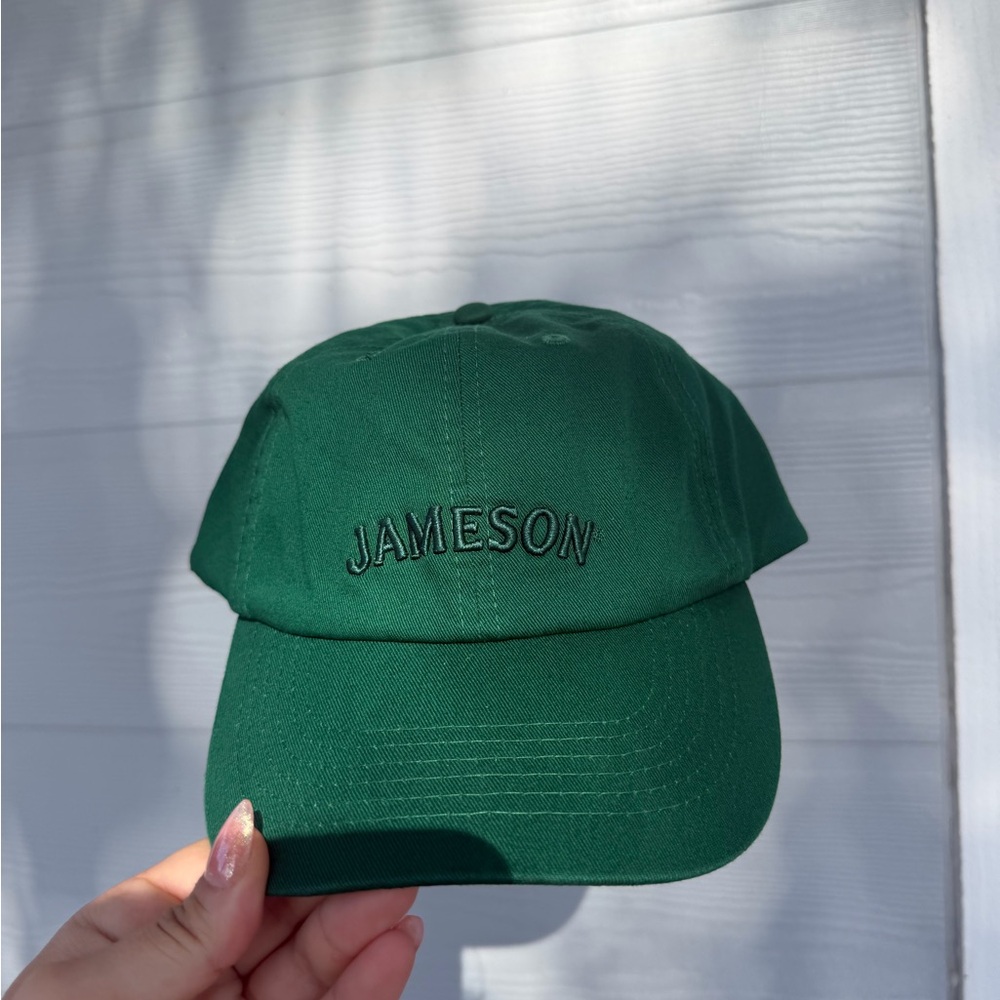 Green Embroidered Jameson Baseball Cap